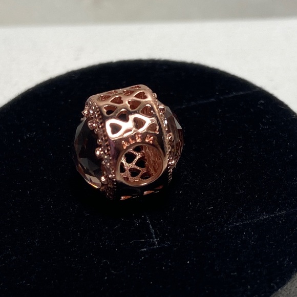 Pandora Charm Elegant Rose Gold with Sparkling Accents - Picture 5 of 9
